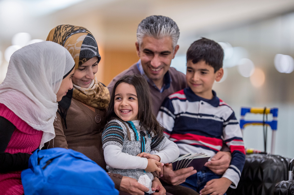 Happy Immigrant Family